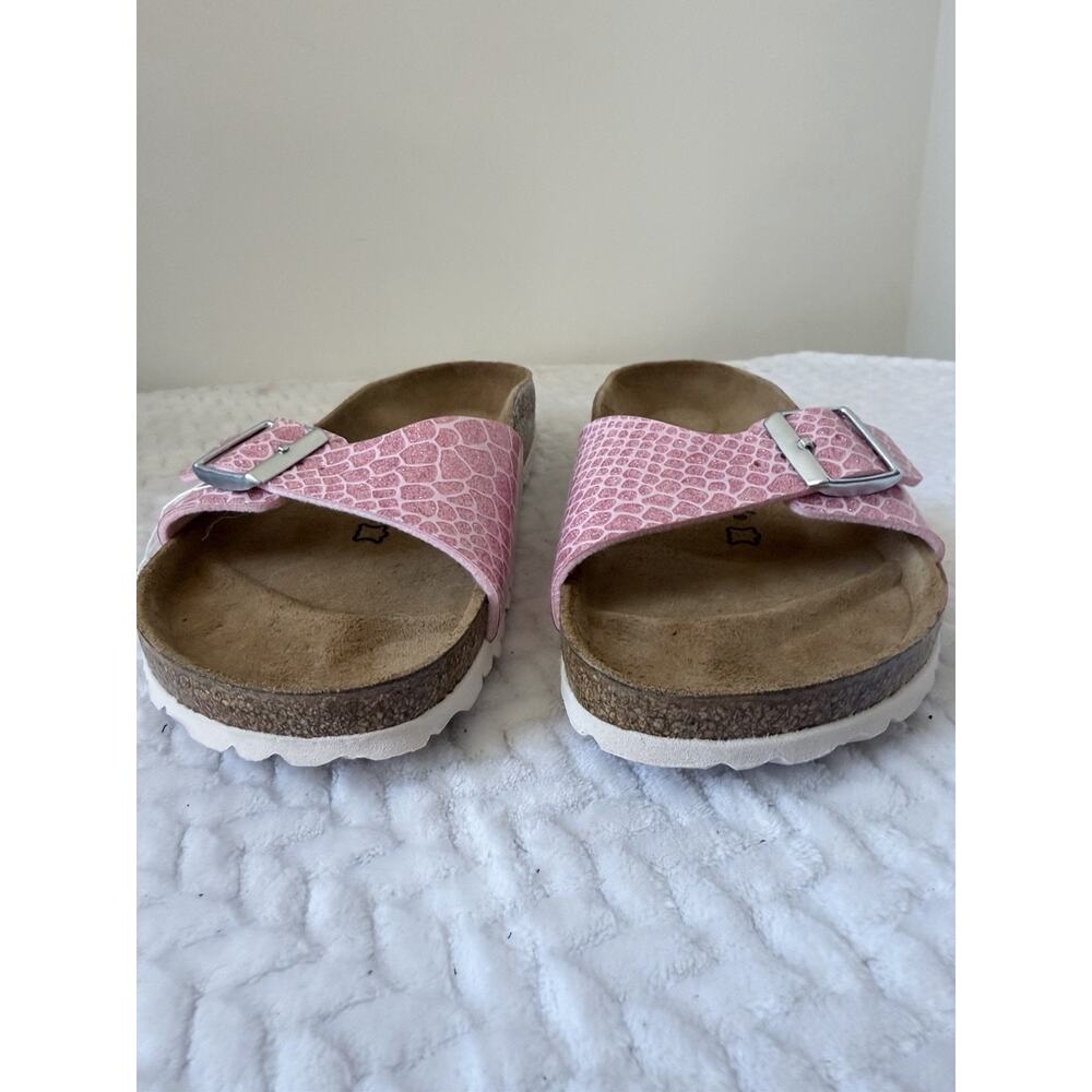 Birkenstock Madrid BirkoFlor Magic Snake Rose EU 42 Women 11 Men 9 Narrow Fit - Picture 3 of 13
